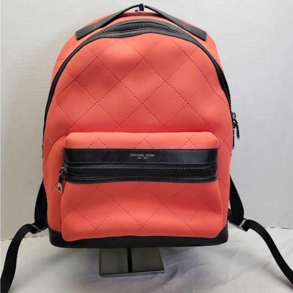 Michael Kors Men’s Odin Backpack Quilted Orange